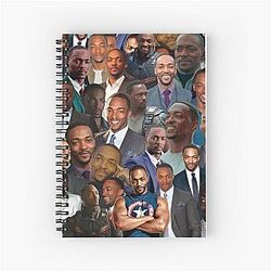 Anthony Mackie Photo Spiral Notebook