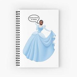Anthony Mackie Cinderella Spiral Notebook
