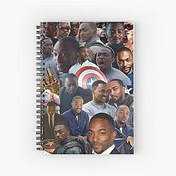 Anthony Mackie Spiral Notebook