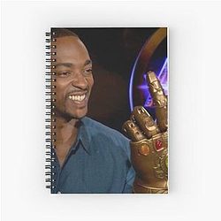 Anthony Mackie Infinity Gauntlet Notebook