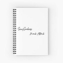 Sebastian Star and Anthony Mackie nicknames for each others Spiral Notebook