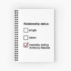 Mentally dating Anthony Mackie Notebook