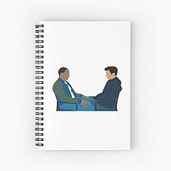 Anthony Mackie and Sebastian Stan Spiral Notebook