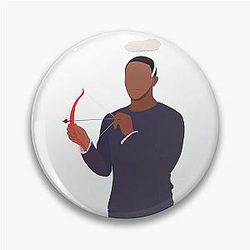Angel Anthony Mackie Vector Illustration Pin