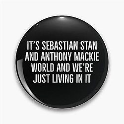 Sebastian Stan and Anthony Mackie World Pin