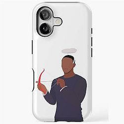 Angel Anthony Mackie Vector Illustration iPhone Tough Case