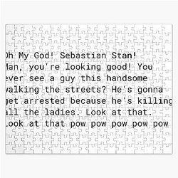 Sebastian Stan and Anthony Mackie Jigsaw Puzzle