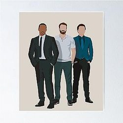Sebastian Stan Chris Evans Anthony Mackie Poster