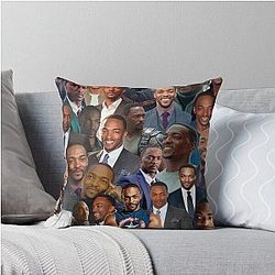 Anthony Mackie Throw Pillow