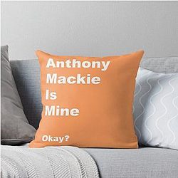 Anthony Mackie Throw Pillow