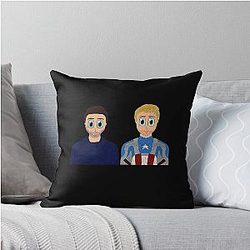 Sebastian Stan and Anthony Mackie Throw Pillow
