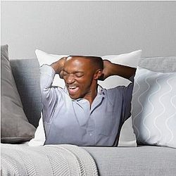 Anthony Mackie hands Throw Pillow