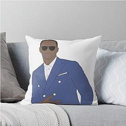 Anthony Mackie Throw Pillow