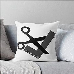 Cut the Check Anthony Mackie Quote Throw Pillow