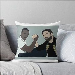 Sebastian Stan & Anthony Mackie Throw Pillow