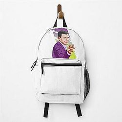Antonio Banderas - An illustration by Paul Cemmick back pack