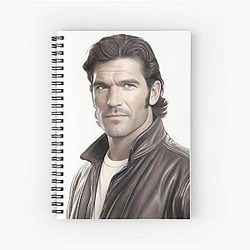 Tom of Finland Inspired Antonio Banderas Spiral Notebook
