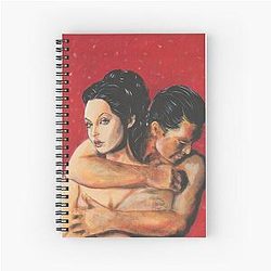 Angelina Jolie Antonio Banderas Spiral Notebook