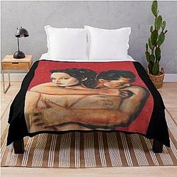 Antonio Banderas Angelina Jolie Throw Blanket