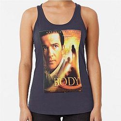 THE BODY (2001) - Antonio Banderas Halloween Movie Collectibles Racerback Tank Top