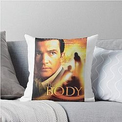 THE BODY (2001) - Antonio Banderas Halloween Movie Collectibles Throw Pillow