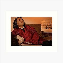 Guillermo as Antonio Banderas Art Print