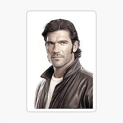 Tom Finland Antonio Banderas Art Sticker