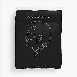 Pain and Glory directed by Pedro Almodovar with Antonio Banderas Duvet Cover