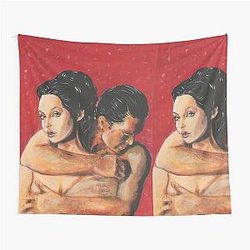 Angelina Jolie and Antonio Banderas Tapestry