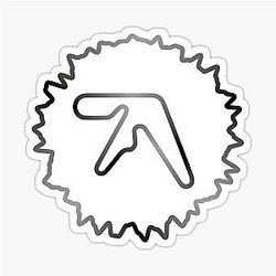 Aphex Twin Line LogoArtwork Sticker