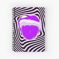 Hypnotic Aphex Twin Spiral Notebook