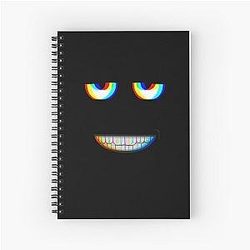 Aphex Twin Trippy Spiral Notebook