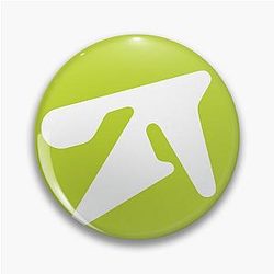 Aphex Twin Alternative Style Logo Green Pin
