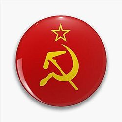Aphex Twin USSR Flag 2 Pin