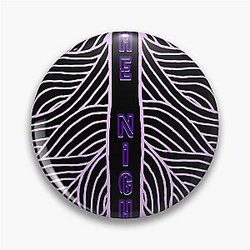 Aphex Twin Trippy Pattern Crystal Castles Pin