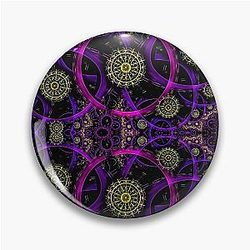 Aphex Twin Pattern Crystal Castles Pin