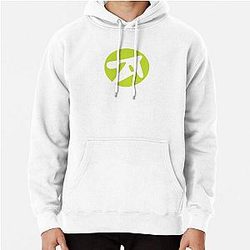 Aphex Twin Alternative Style Logo in Green Pullover Hoodie