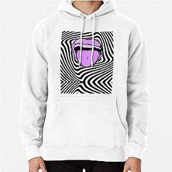 Hypnotic Aphex Twin Trippy Crystal Castles Pullover Hoodie