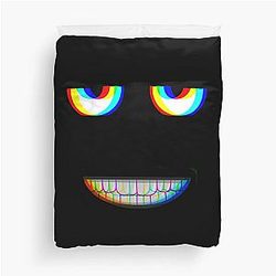 Aphex Twin Parody Trippy Face Duvet Cover
