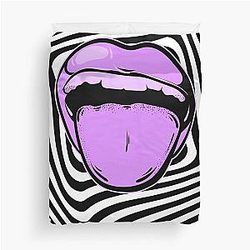 Hypnotic Aphex twin trippy crystal castles Duvet Cover