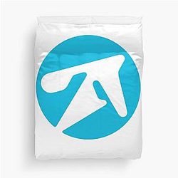 Aphex Twin Inspired Duvet Cover in Blue