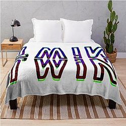 Mirror Aphex twin Crystal Castles Throw Blanket