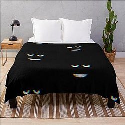Aphex Twin Parody Throw Blanket