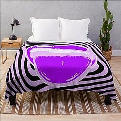 Hypnotic Aphex twin trippy crystal castles Throw blanket