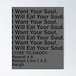 Aphex Twin Come to Daddy Long Poster