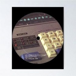 Aphex Twin - Side B - Vinyl Record Classic Poster
