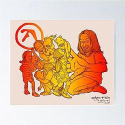 Aphex Twin Houston Gig Poster