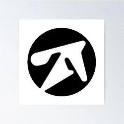 Aphex Twin Alternative Style Logo in Black Poster