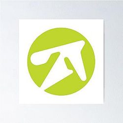 Aphex Twin Alternative Style Logo in Green Poster