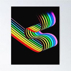 Aphex Twin, Rainbow, Essential Poster